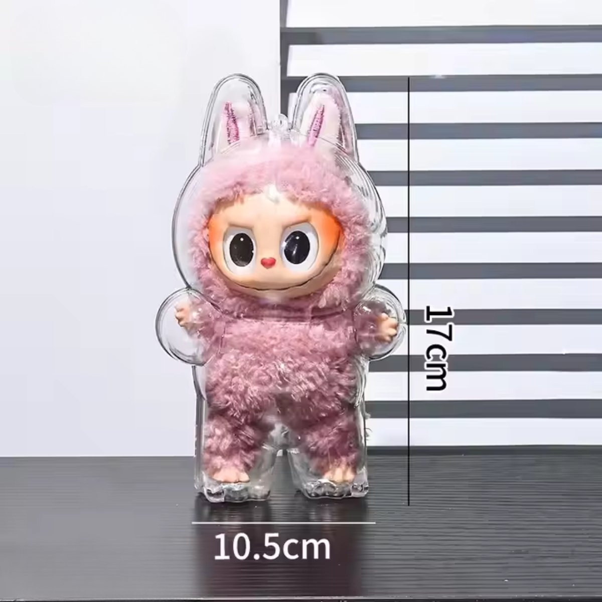 Labubu Transparente Schutzhülle (Macarons, Energy)