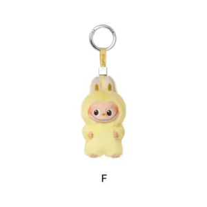 THE MONSTERS PIN FOR LOVE SERIES-Vinyl Plush Pendant, Letter – F
