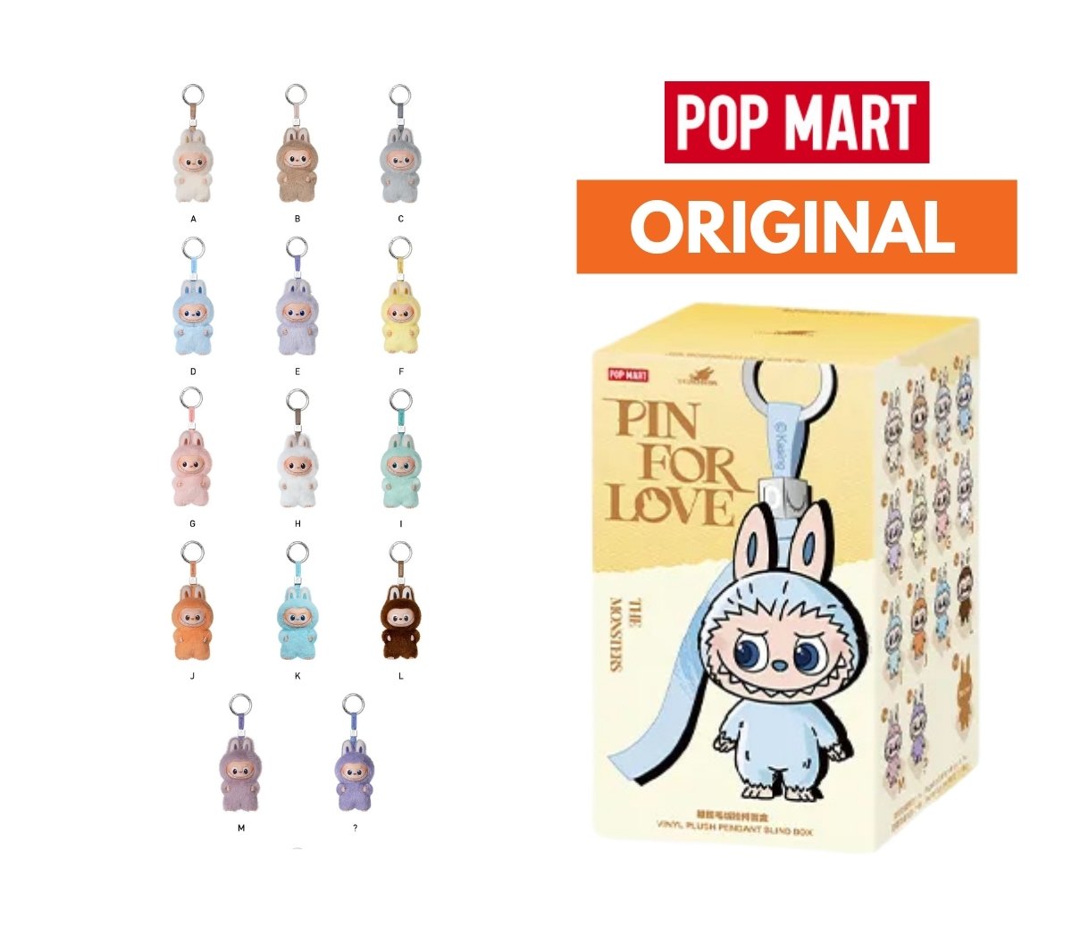 labubu pin for love original